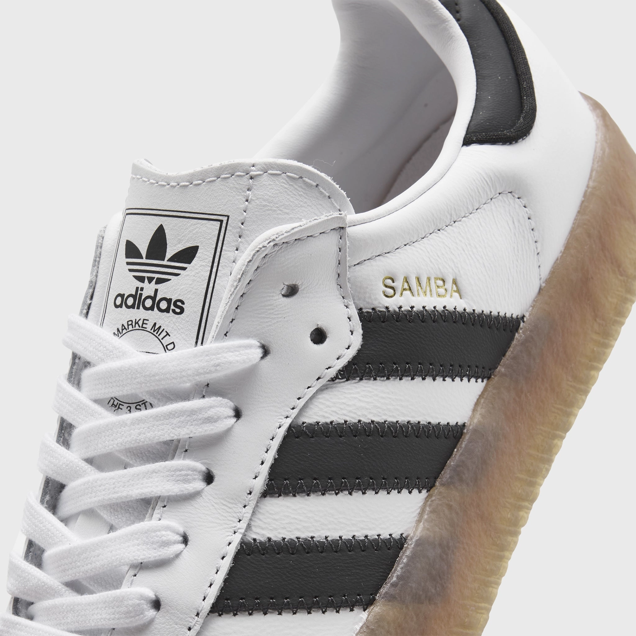 adidas Women's Sambae Footwear White / Core Black - Gold Elastic Sling Active Movement