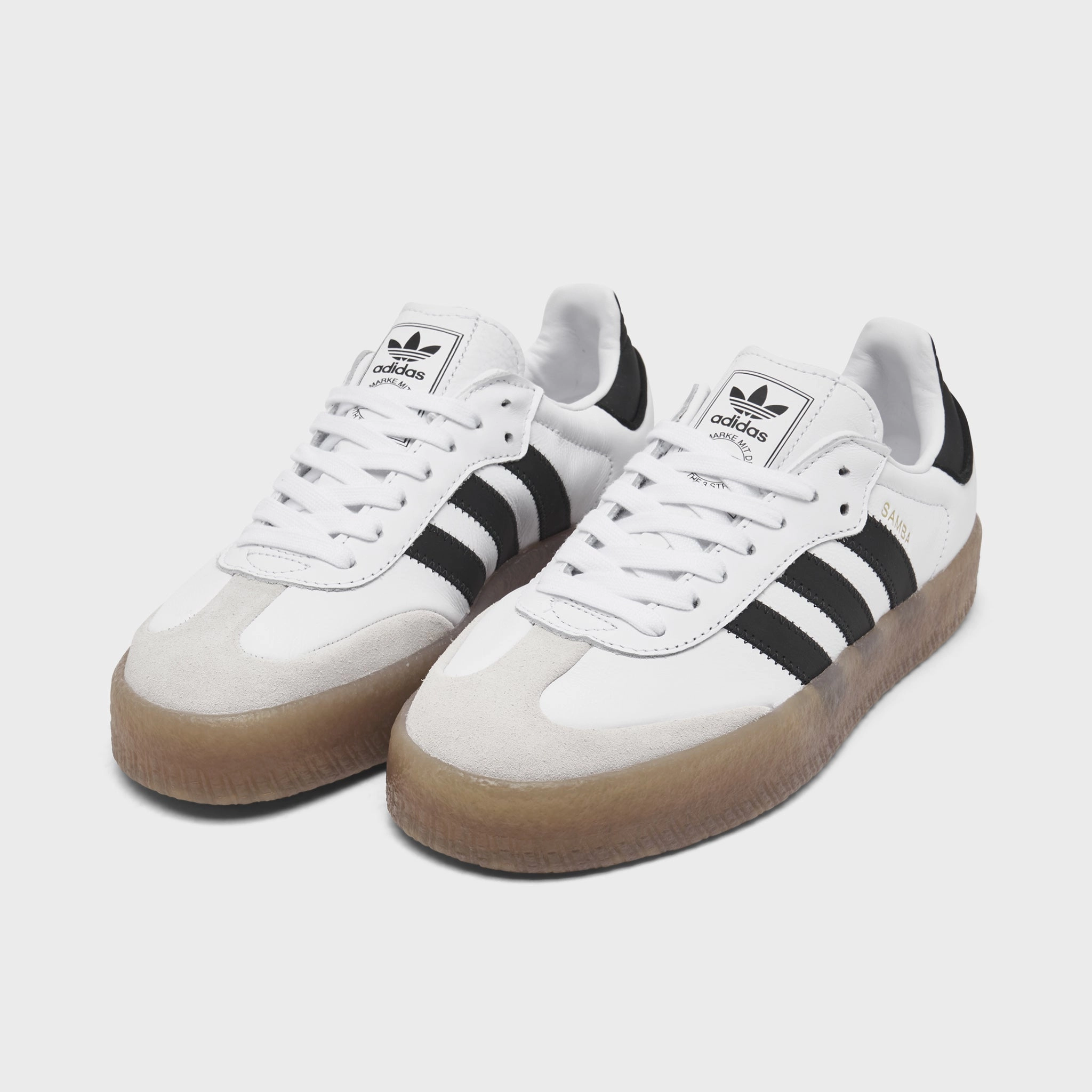 adidas Women's Sambae Footwear White / Core Black - Gold Stable Structure Everyday Touch
