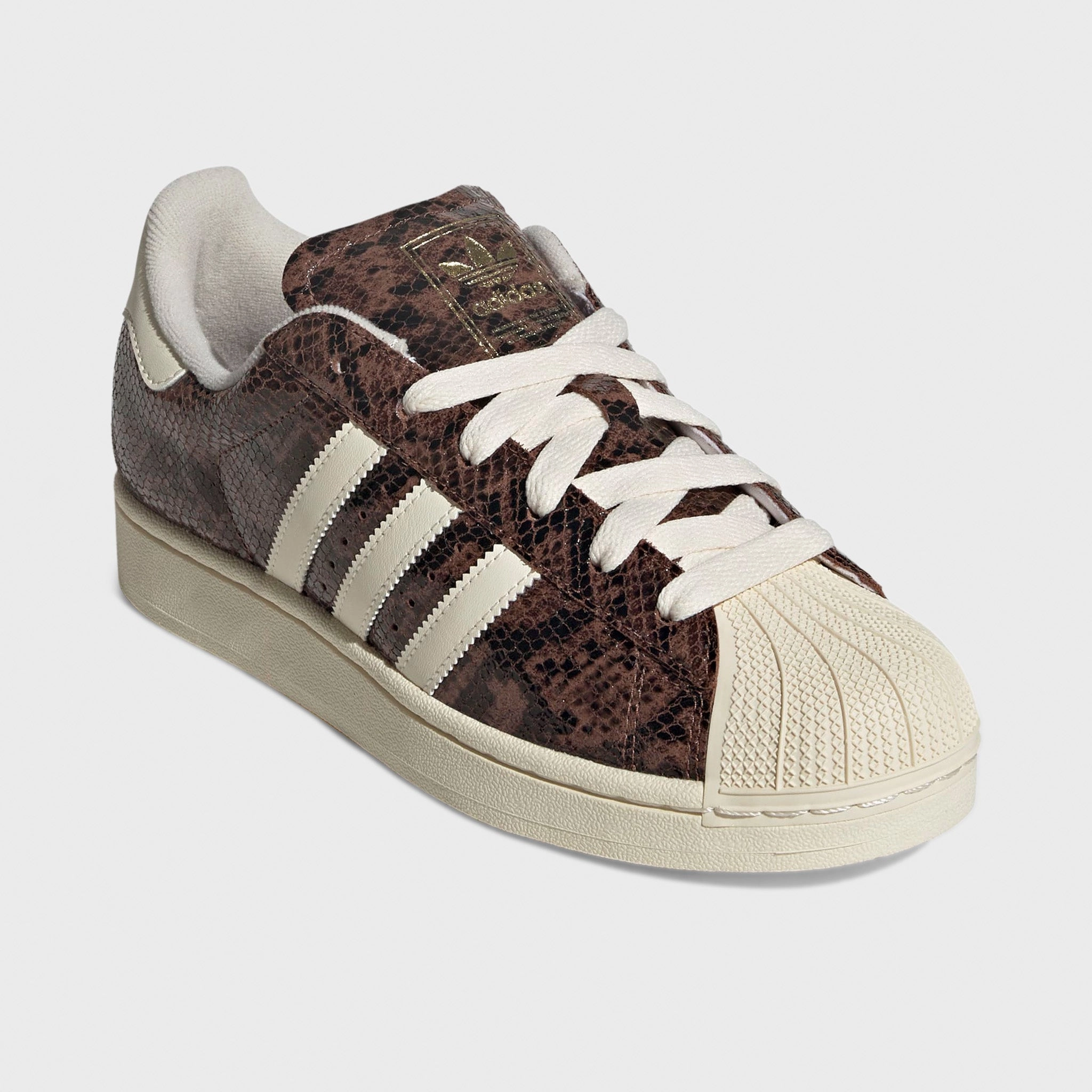 Hygroscopic Fiber Blend adidas Women's Superstar II Preloved Brown / Cream White