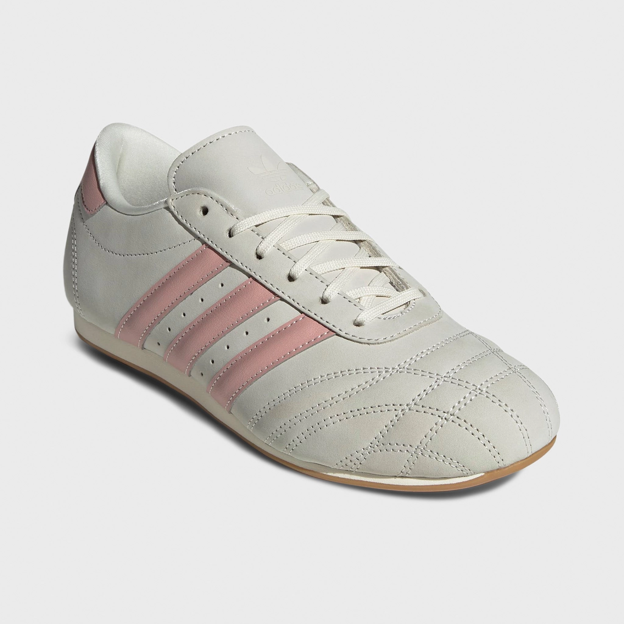 adidas Women's Taekwondo Lace Off White / Wonder Mauve - Gum Movement Ready