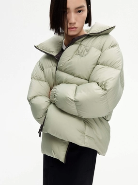 Quilted Shell Down Jacket Moisture Wicking Inner Sleek Outdoor Look