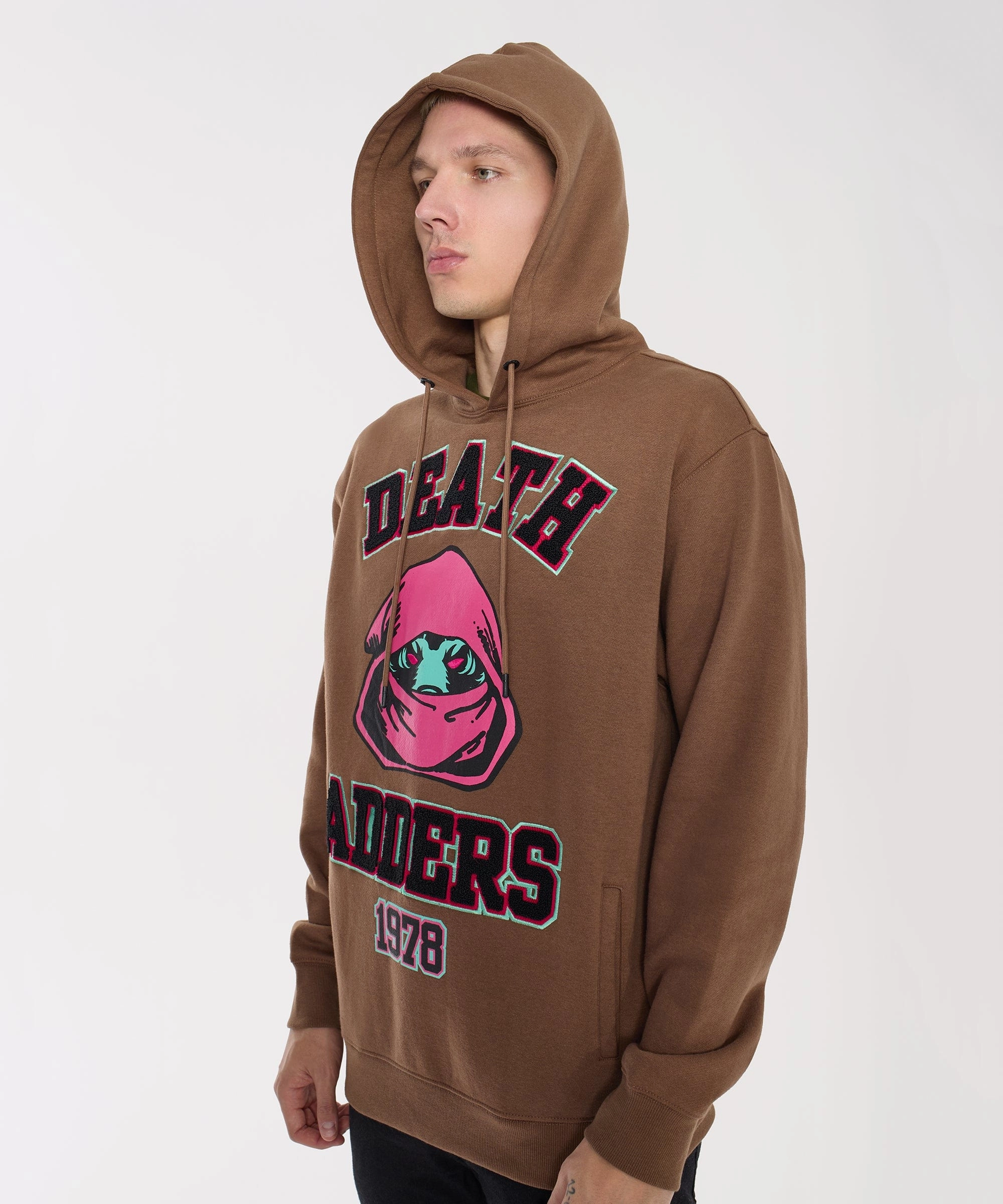 SoftTouchFinish Mishka Death Adders 1978 Hoodie - Brown