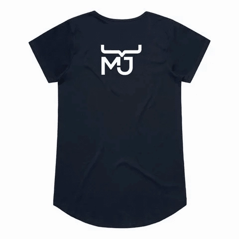 LADIES MJ Colour Tee NonChafe Tag Placement