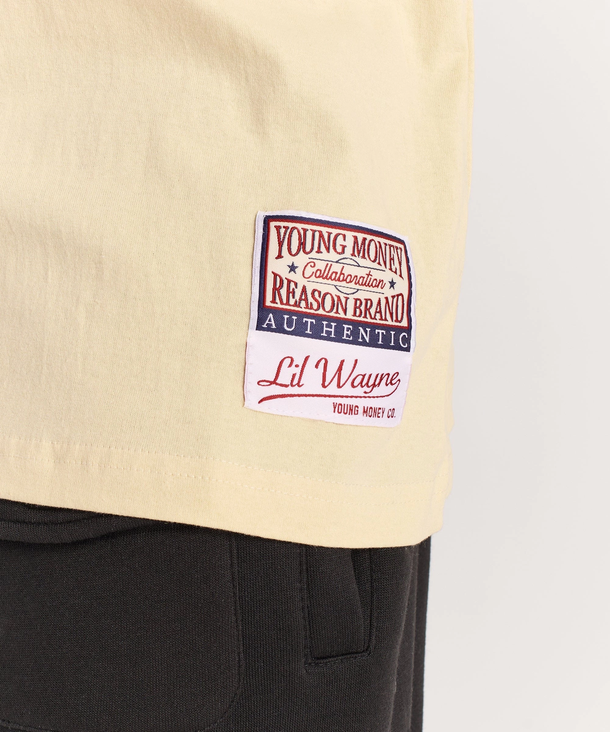 Lil Wayne Property Of Short Sleeve Tee - Khaki Sustainable Material Blend