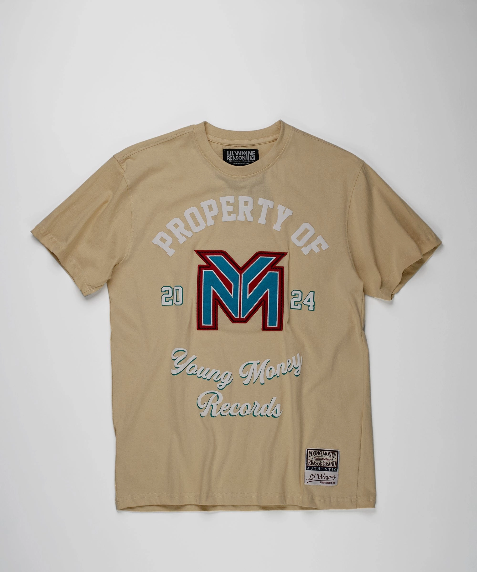 Lil Wayne Property Of Short Sleeve Tee - Khaki Cold Weather Reflective Safety Accents