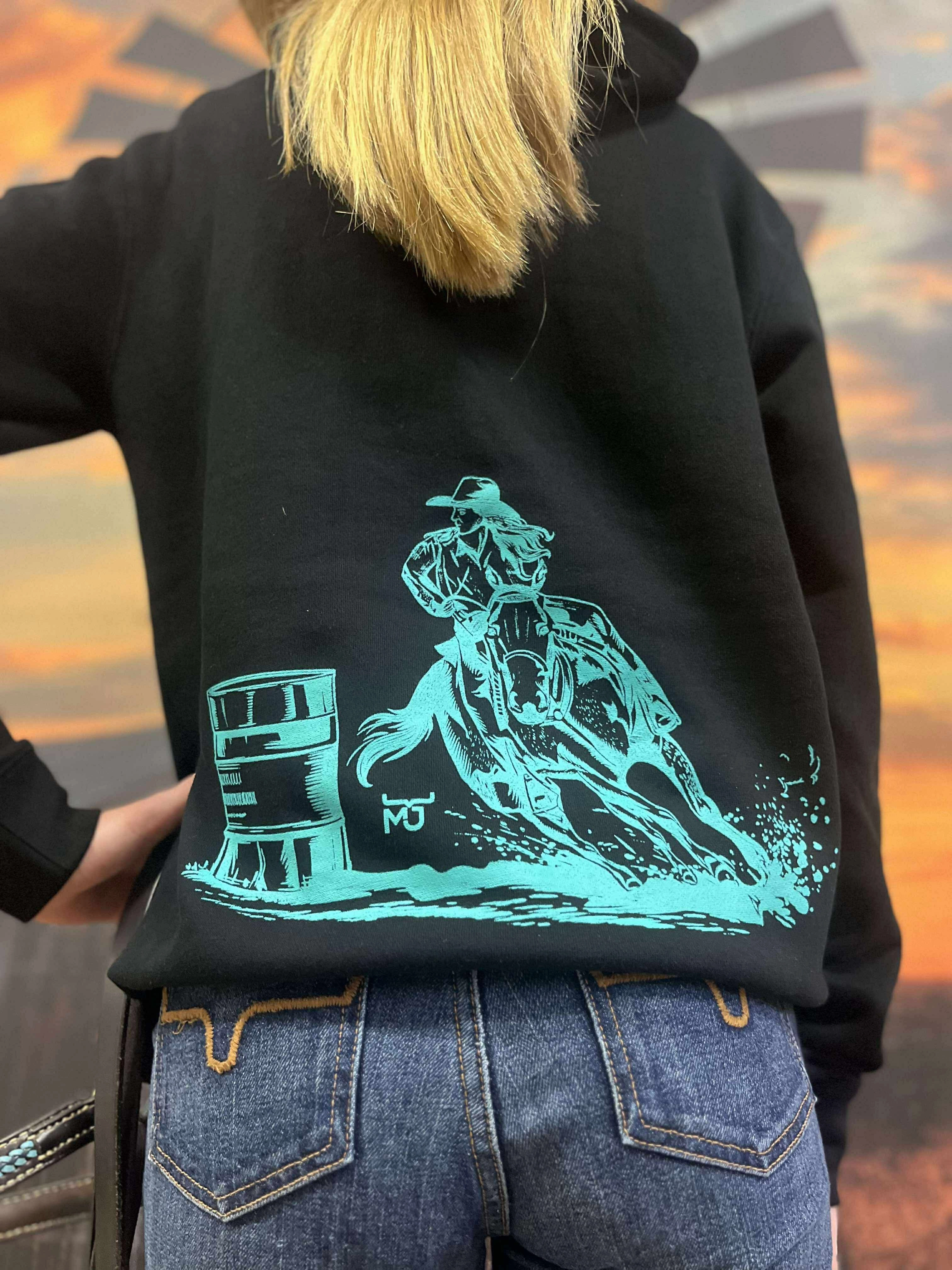 Adult's MJ Barrel Racer Hoodie Smart Casual Cashmere Blend
