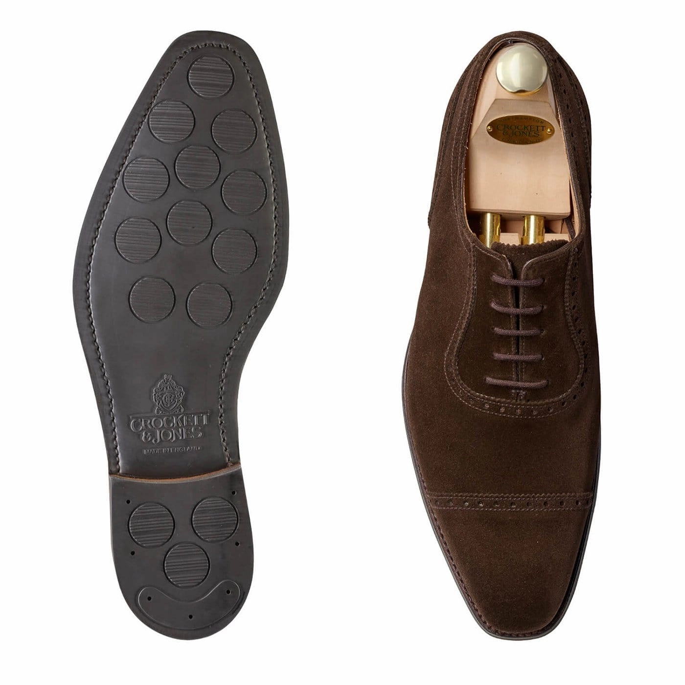 Best Man Shoes Oxfords Effortless Comfort Westbourne Dark Brown Calf Suede