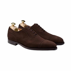 Trendy Footwear Westbourne Dark Brown Calf Suede