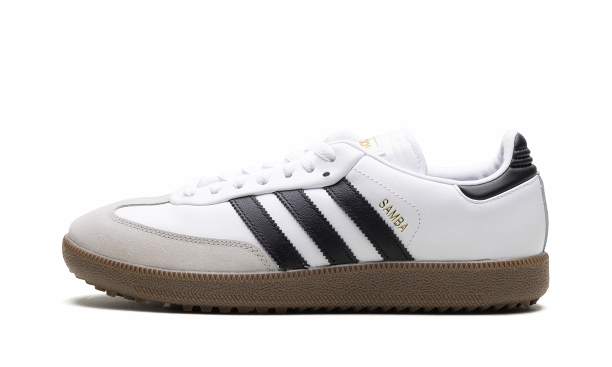 Samba Spikeless Golf "White Black Gum" Style Flow Modern Feel