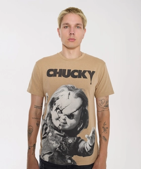 WrinkleResistant Chucky Short Sleeve Tee - Khaki