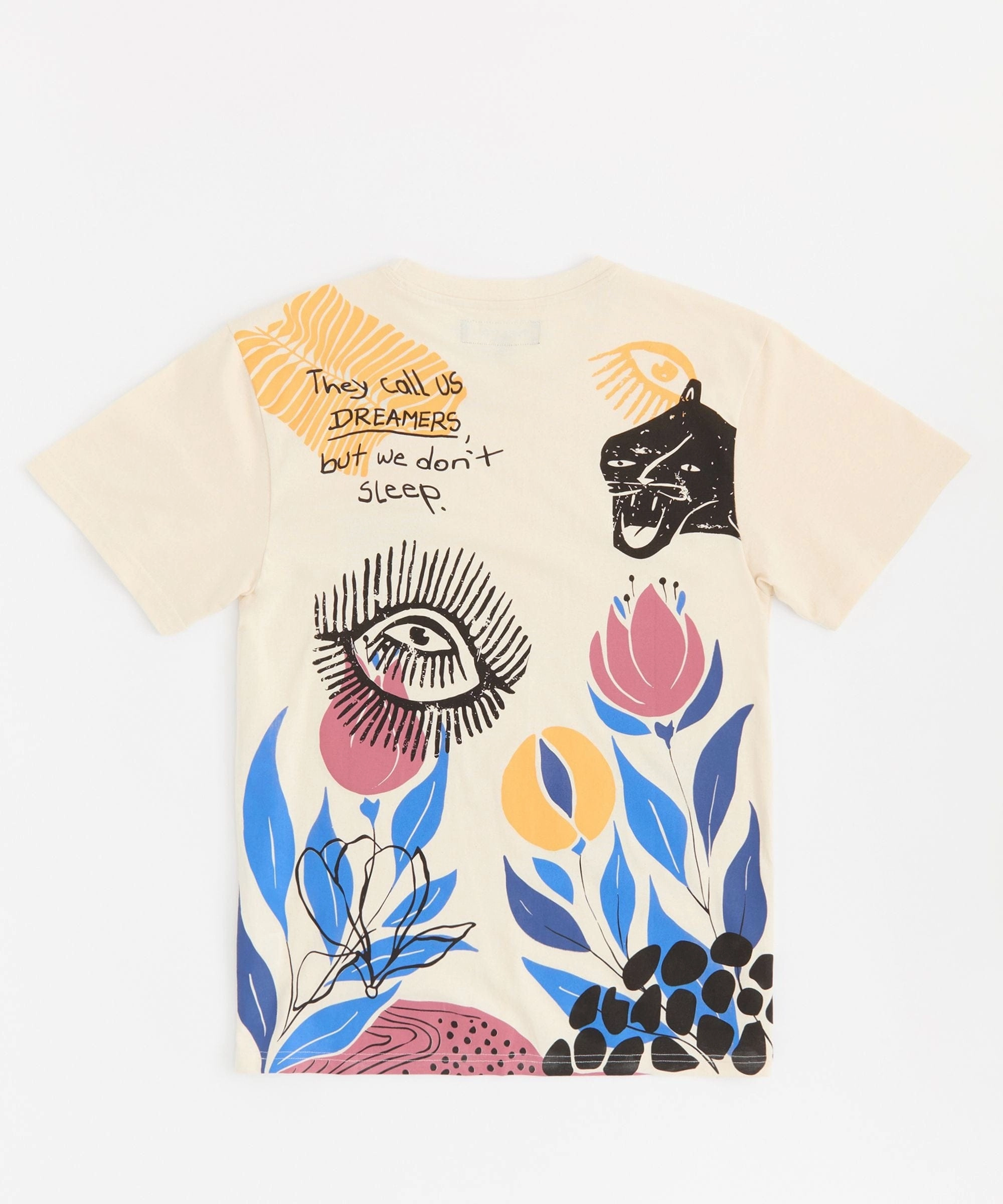 Impossible Embroidered Short Sleeve Tee - Tan Thermal Insulation Layer