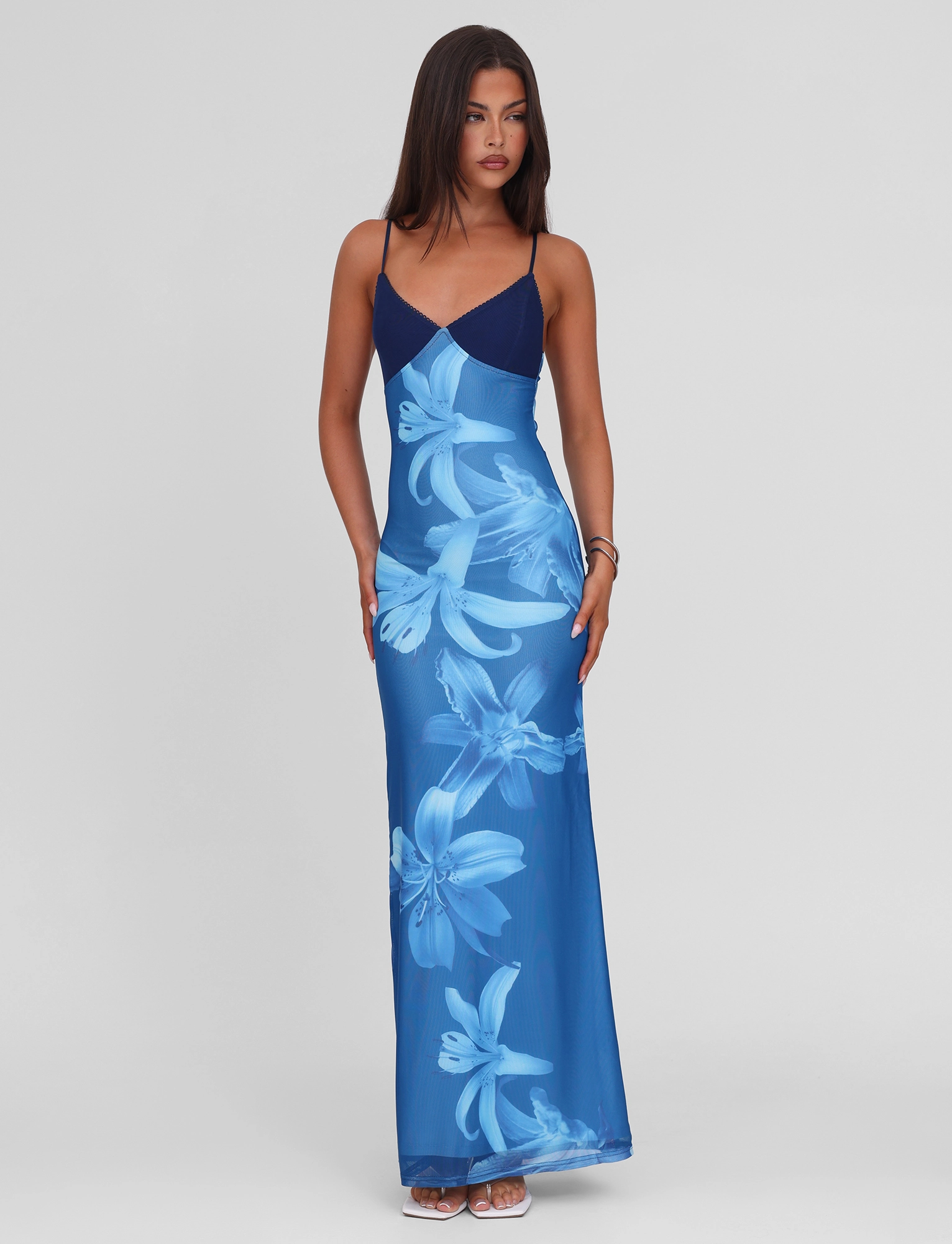 Subtle Flex Chill Friendly ALAINA DRESS - BLUE ORCHID