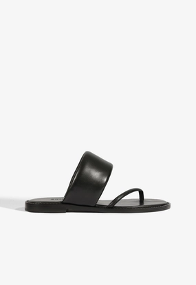 Alba Flat Sandal Minimalist Strap Pattern