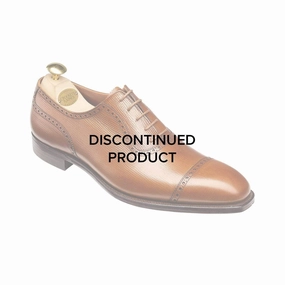 Albany 4 Tan Willow Grain Structured Upper Modern Professional Comfort Fit