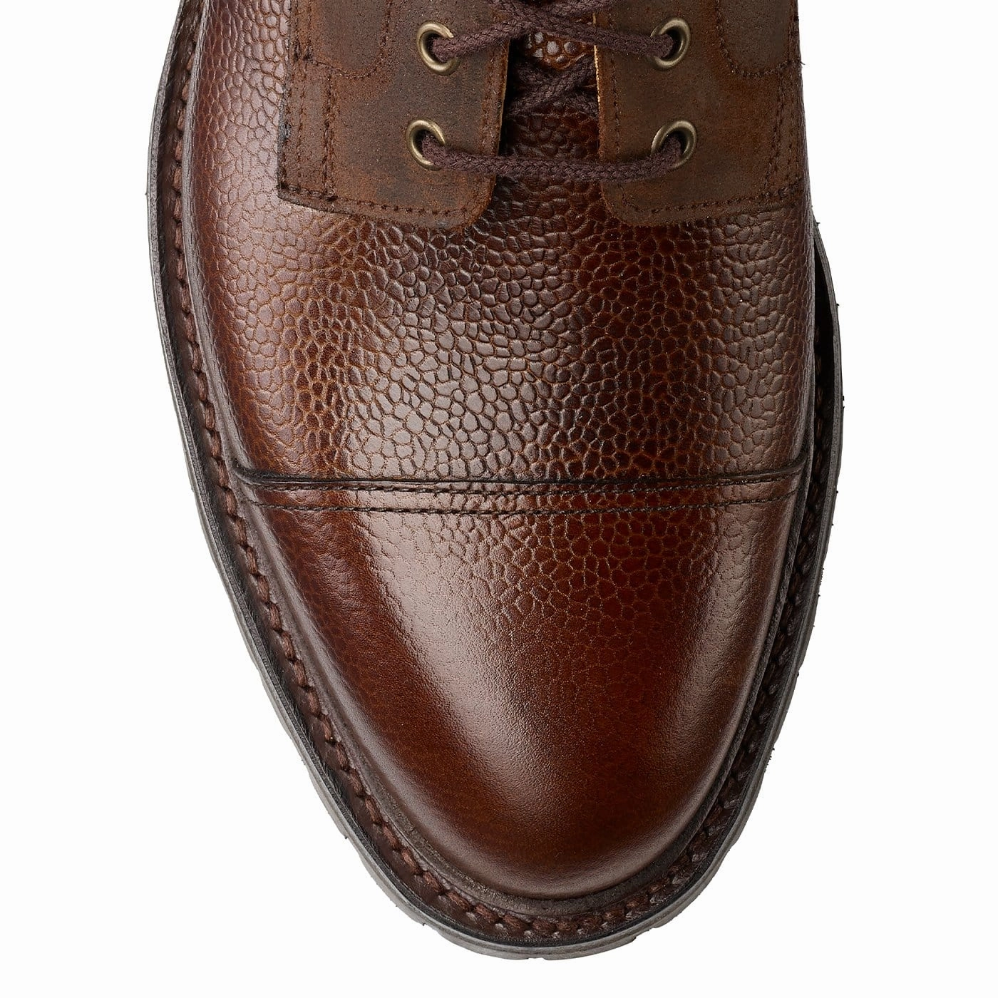 quick dry Aldershot Dark Brown Scotch Grain & Dark Brown Rough-Out Suede
