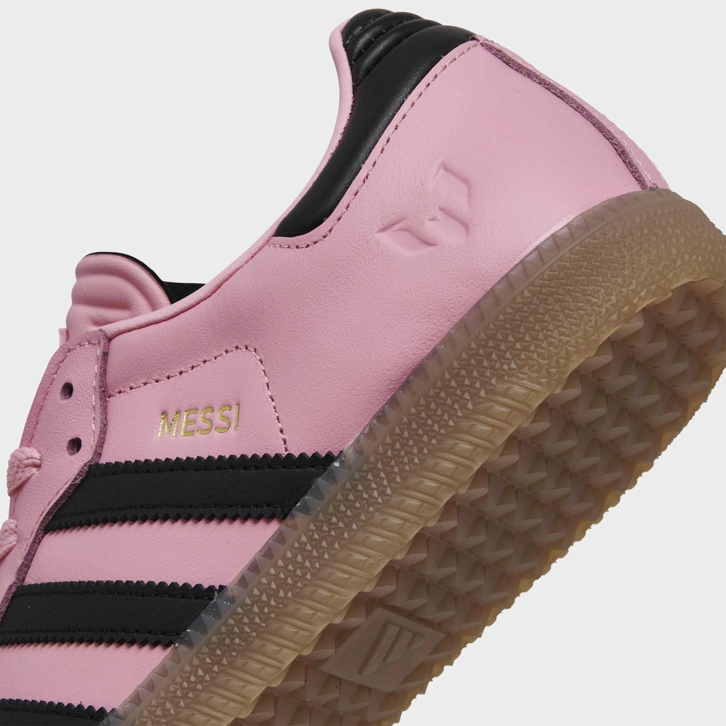 adidas Juniors' Samba Messi Light Pink / Core Black - Gum Gradient Density