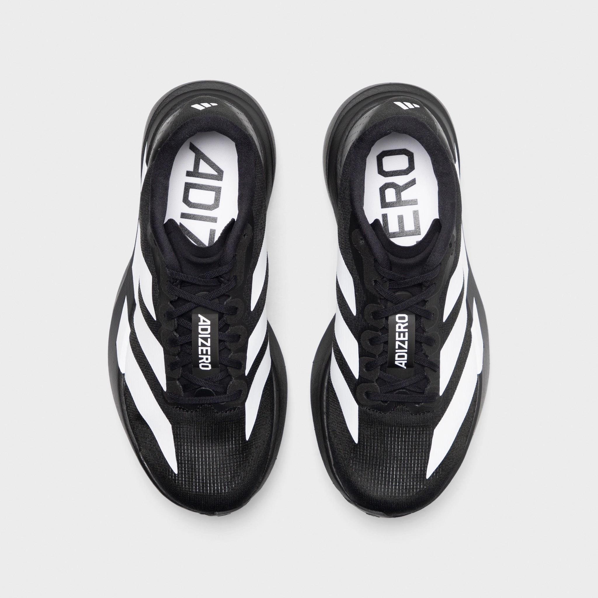 adidas Junior's Adizero Evo SL Black / White - Carbon Ultra Breathable