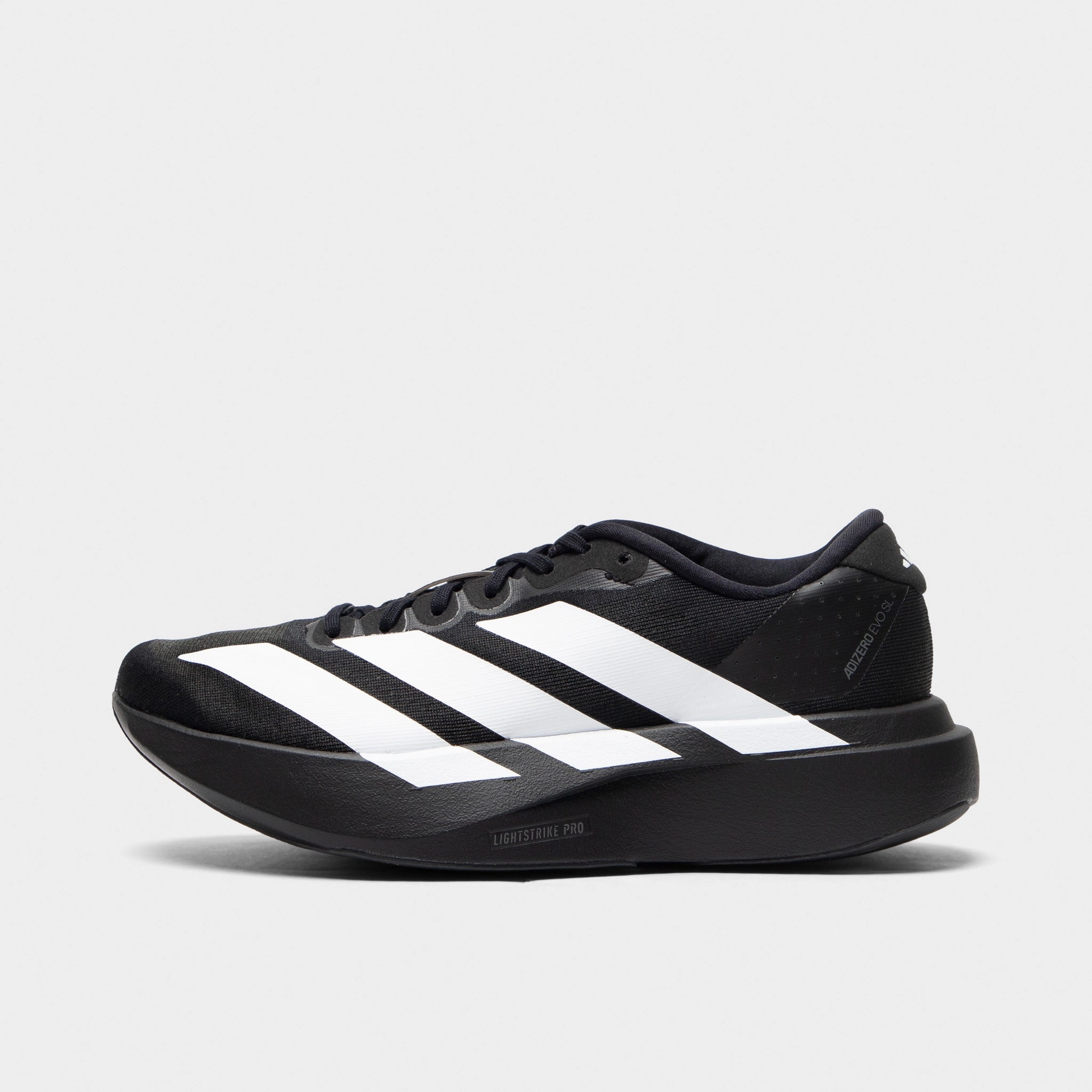 Comfort Outsole adidas Junior's Adizero Evo SL Black / White - Carbon