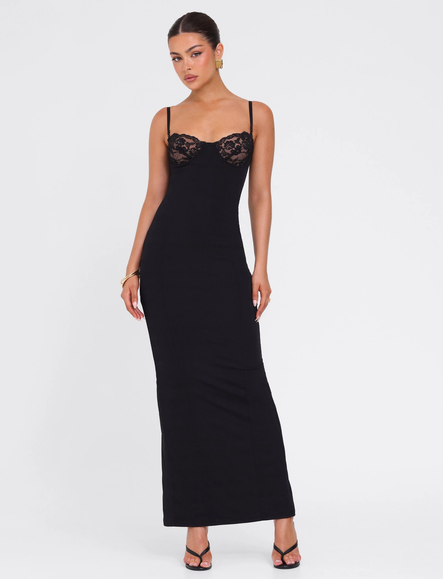 ALLURA MAXI DRESS - BLACK Sophisticated Look