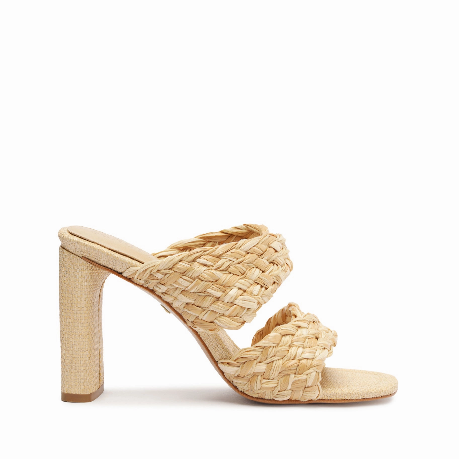 Metal Ring Torsion Stability Amani Straw Sandal