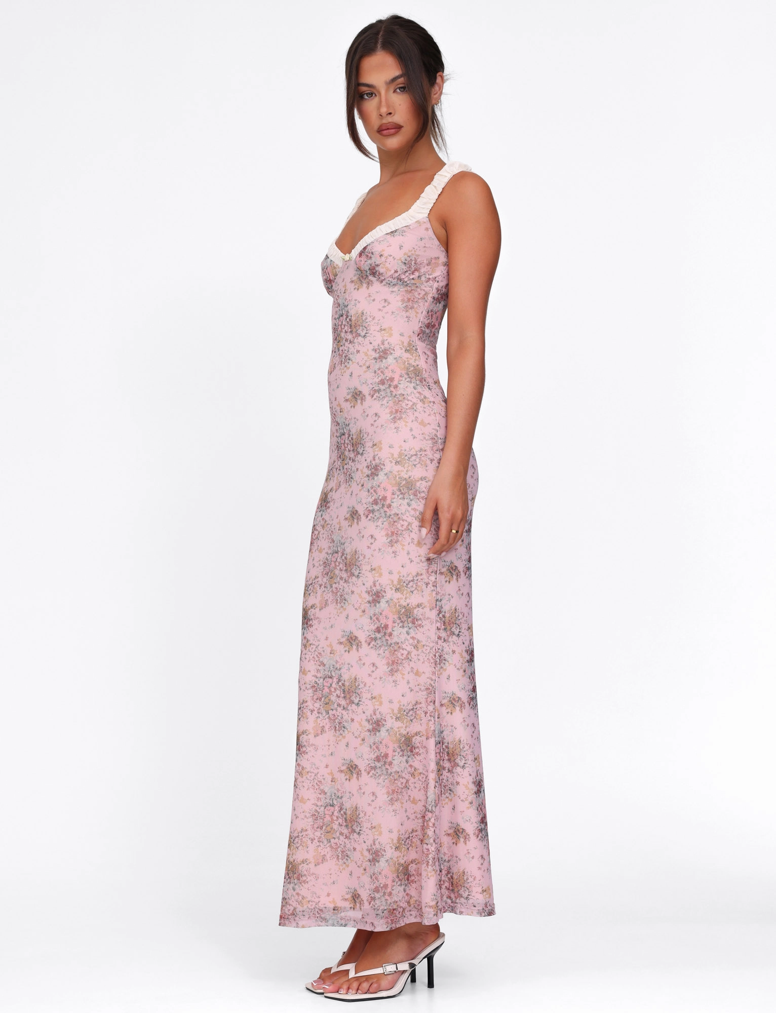 Texture Soft AMARAN DRESS - PINK : CAMO FLORAL