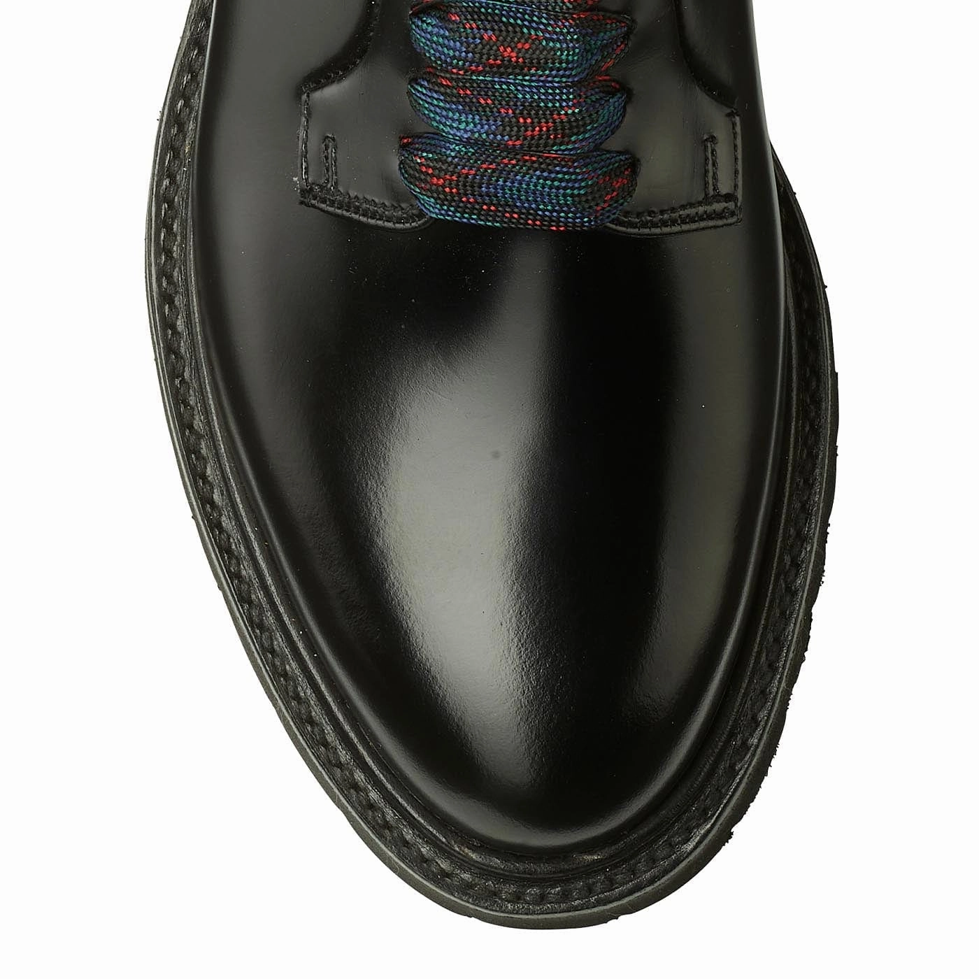 Amelia Black Cavalry Calf Clean Stitch