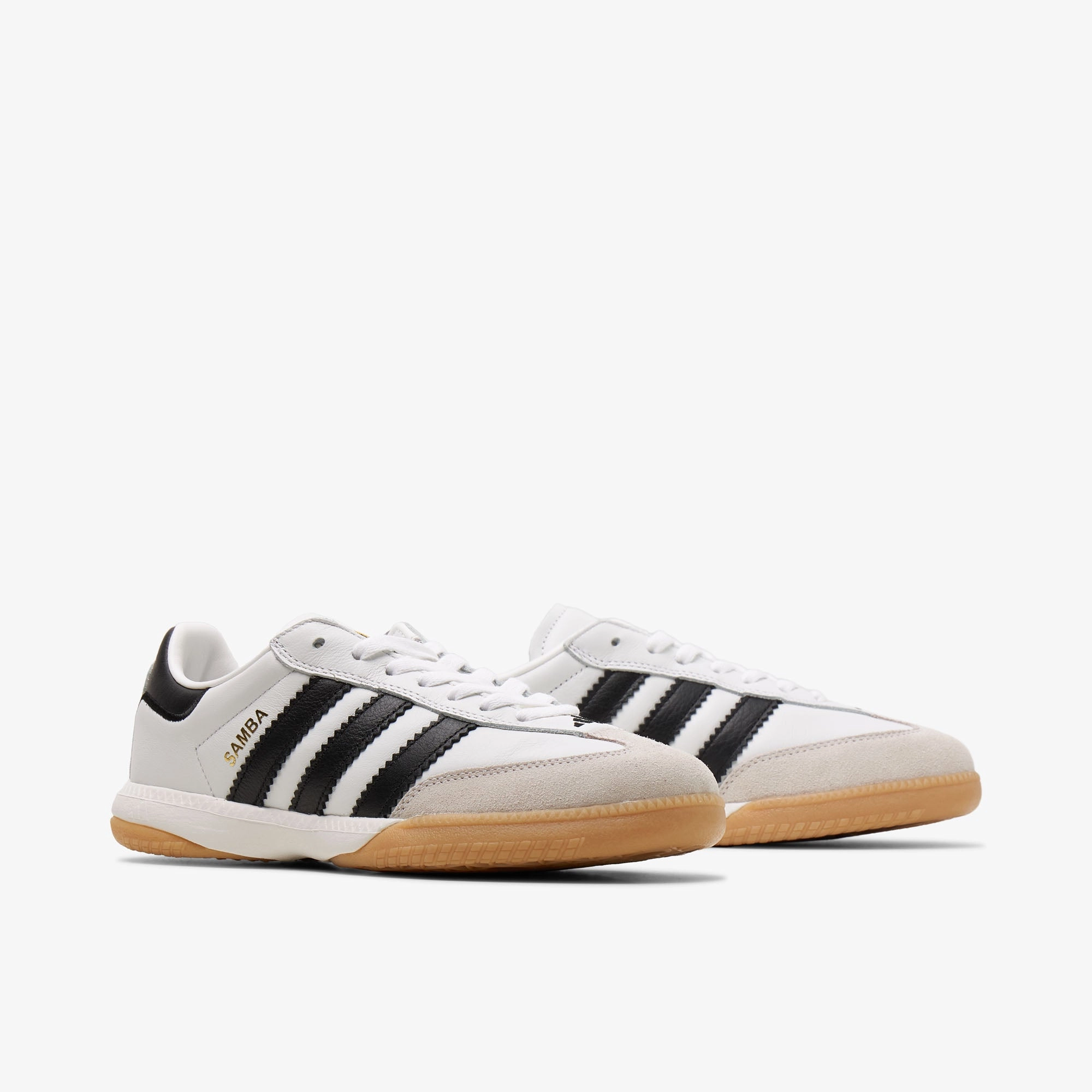 Adidas Samba MN Ftwr White / Core Black - Gum Breathable Outsole Non Marking Soles