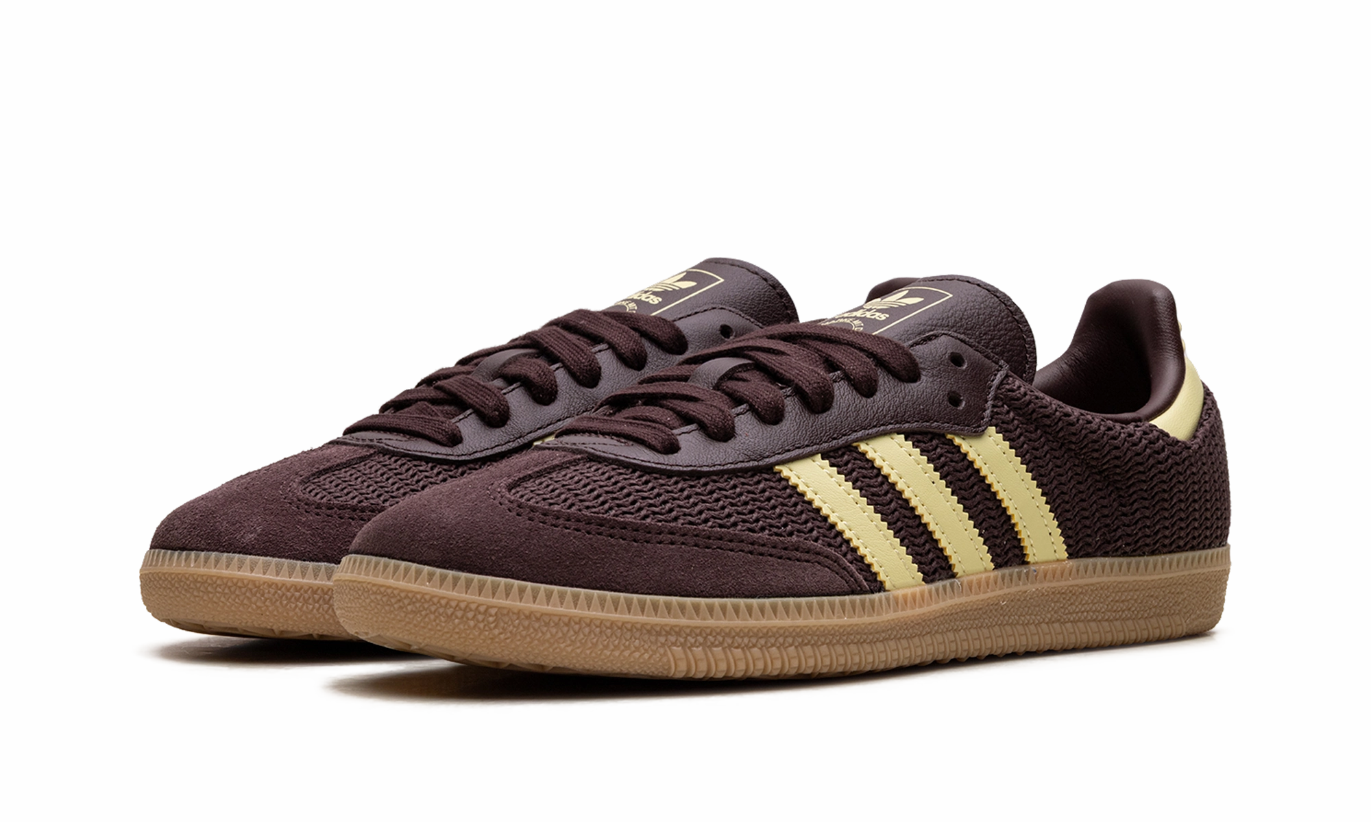 Ultra Soft Collar Padding Compact Style Samba OG WMNS "Shadow Brown Powder Yellow"
