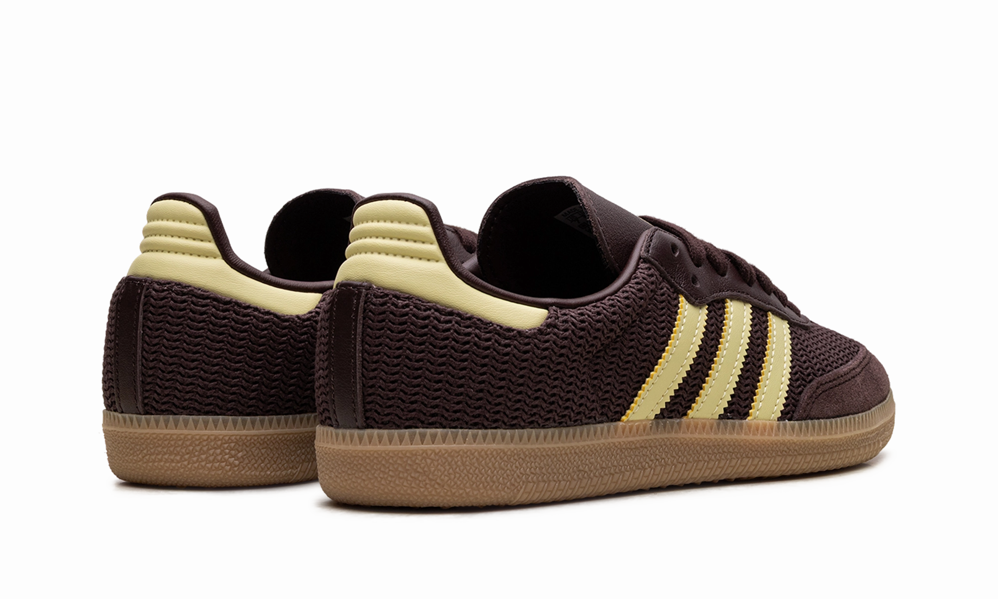 Samba OG WMNS "Shadow Brown Powder Yellow" Easy Routine Textured Surface