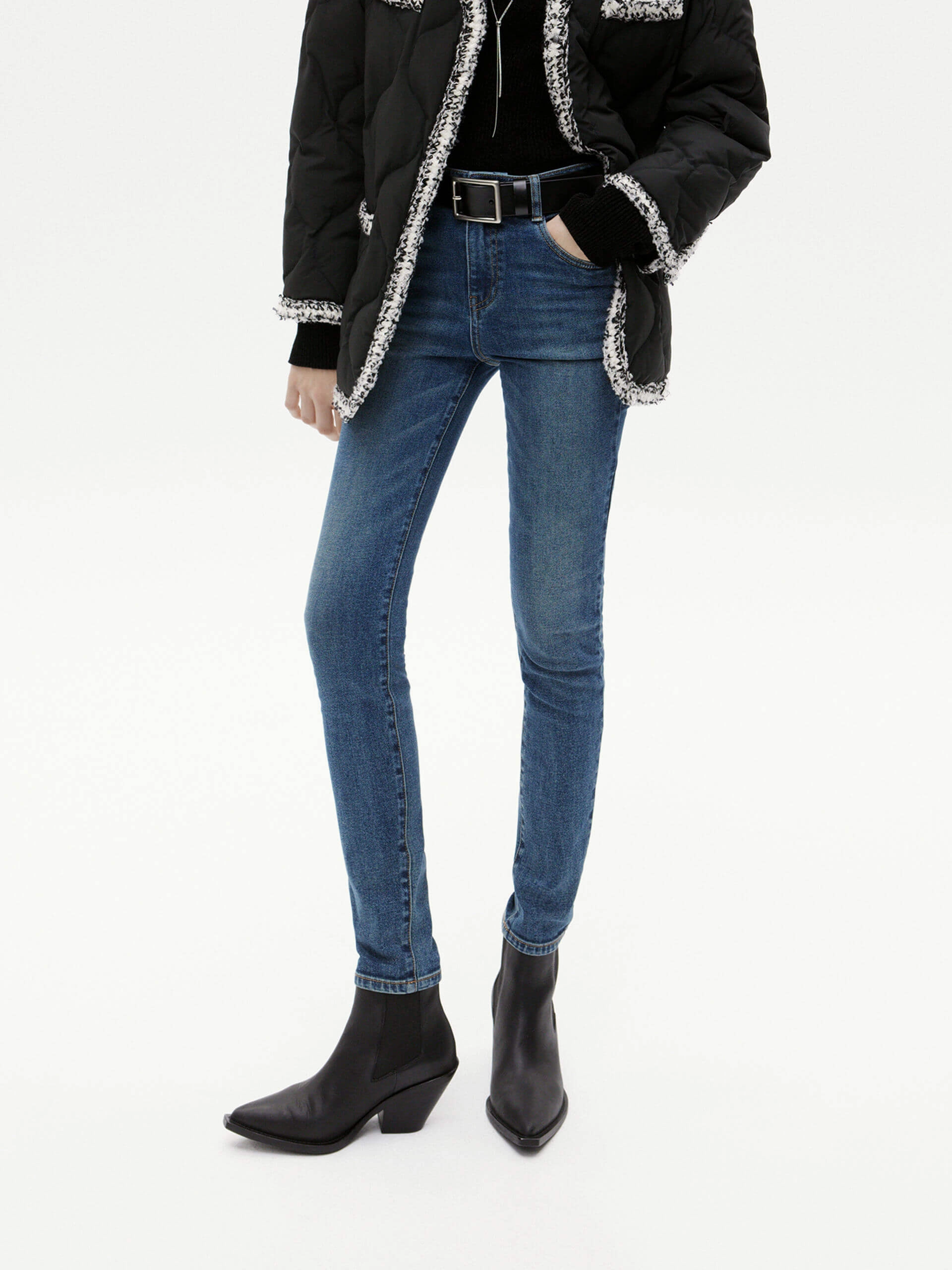 Gym Ready Vibrant Bold Stretch High Waist Skinny Jeans