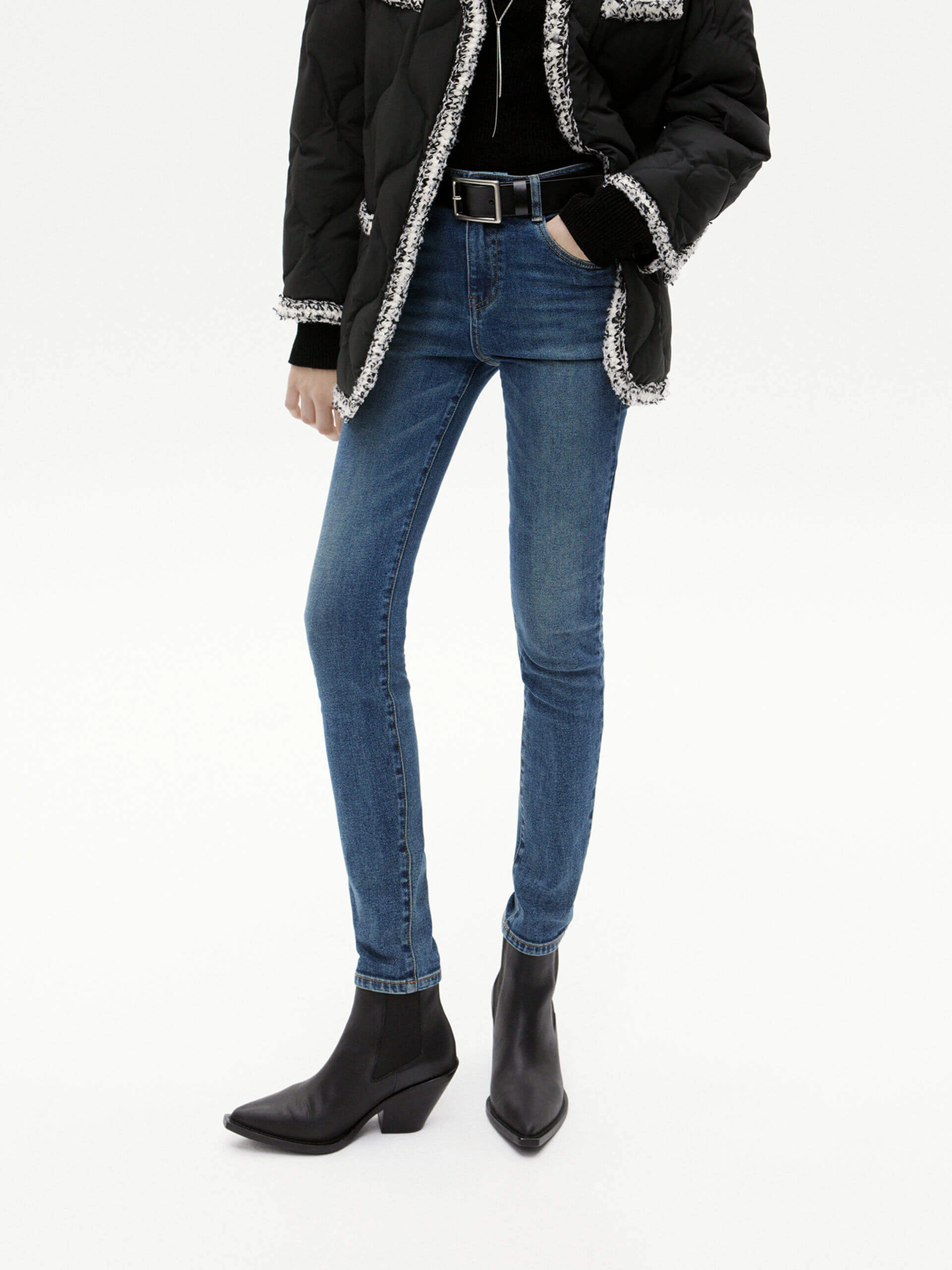 Stretch High Waist Skinny Jeans Weekend Getaway Stylish Weekend Warrior Smooth