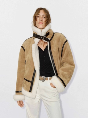 Suede Textured Fuzzy Jacket Modular Attachment System Seamless Bonding