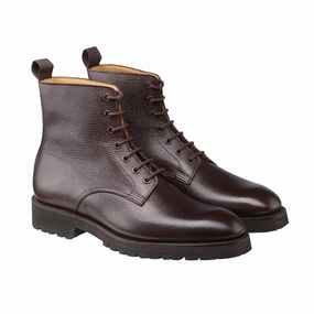 Mia Truffle Angus Grain Resilient Sole Comfort Ankle Support