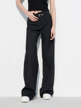 Patch pockets Straight Pants Adjustable Drawcord Quick Dry Technology