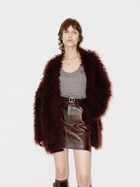 Loose Fuzzy Cardigan Airflow Optimized Weave Tagless Comfort