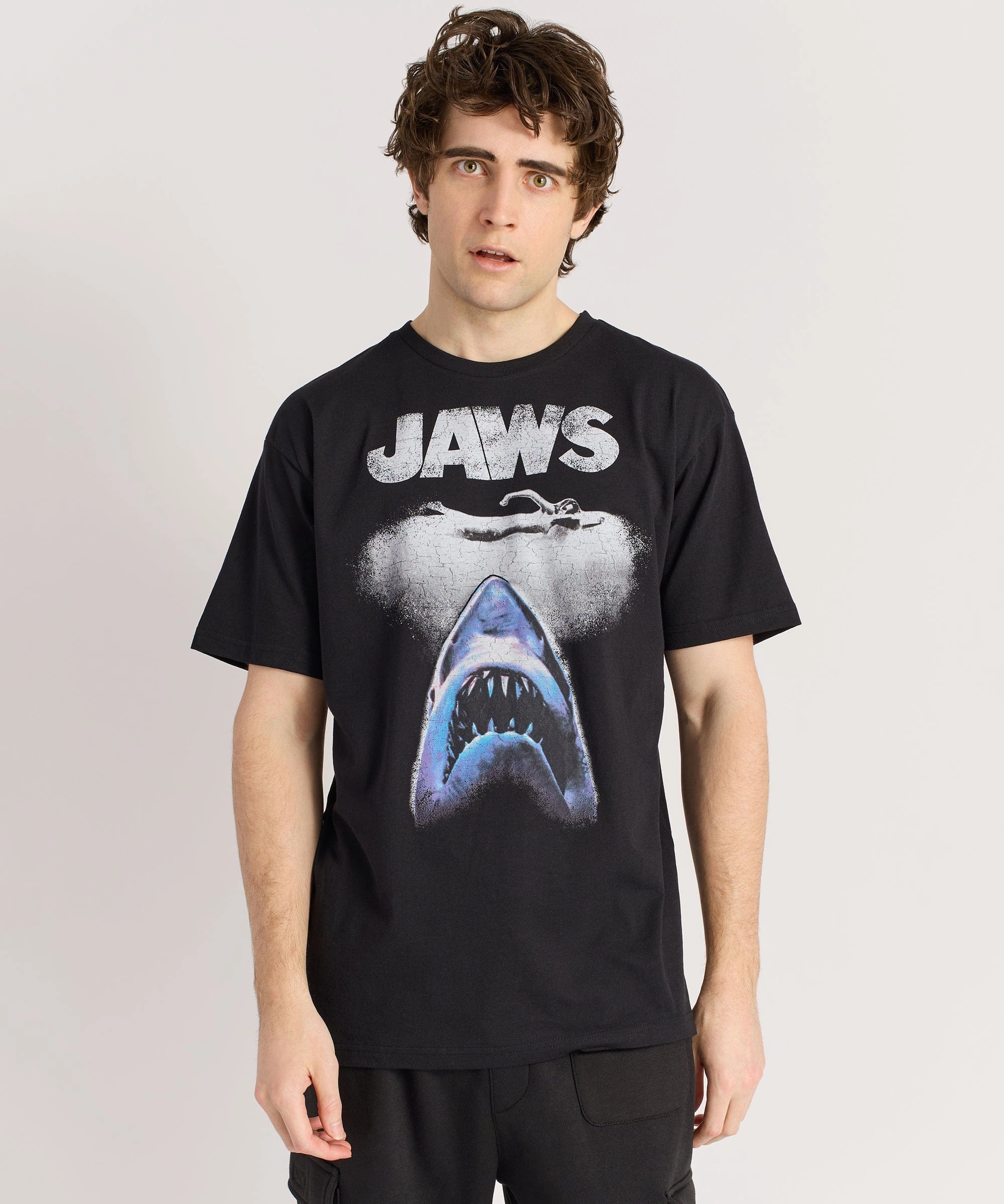 Jaws Short Sleeve Tee - Black Active Look