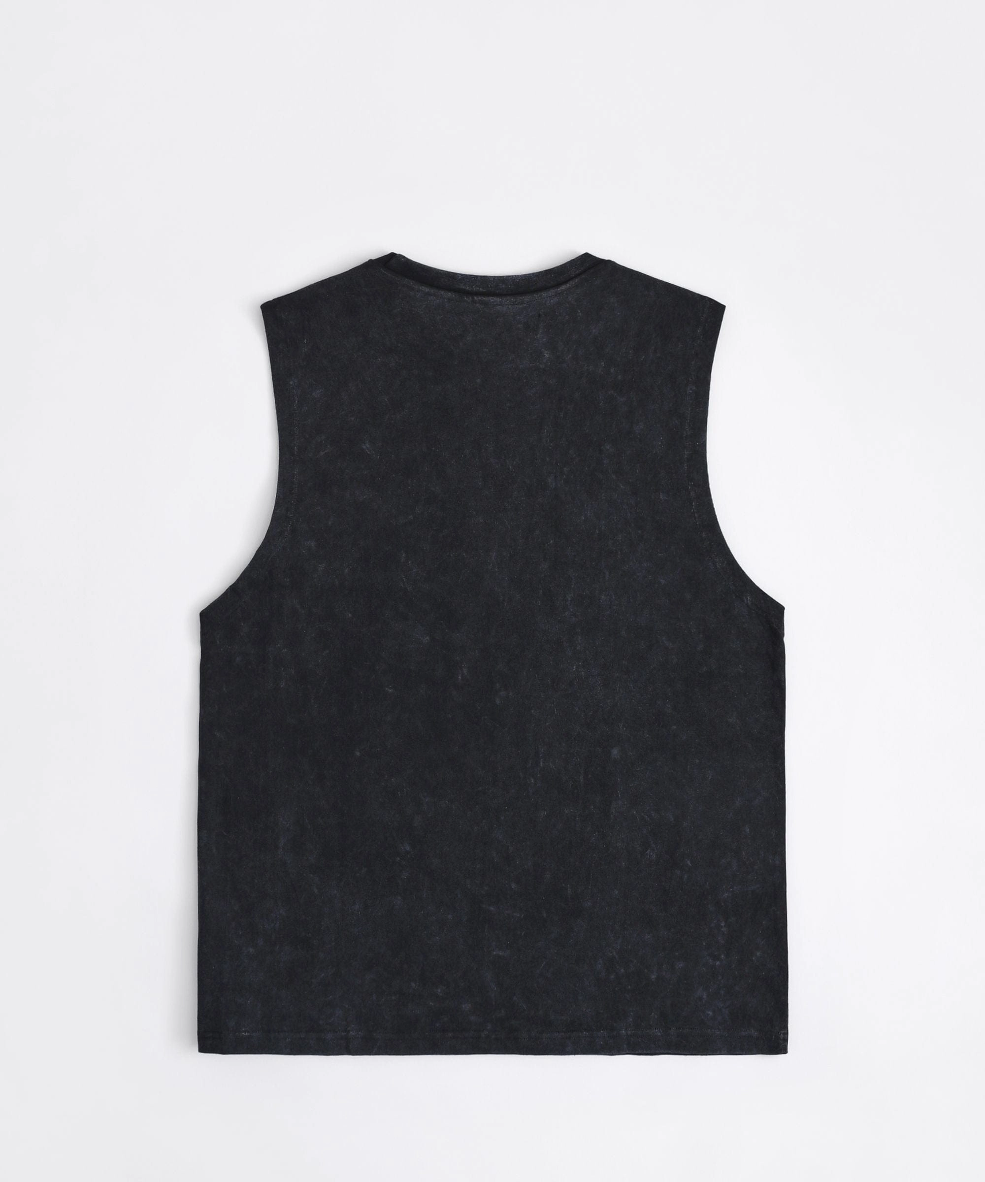 Chase The Unknown Muscle Tee - Black AdjustableCuffs Sustainable Fabric Blend