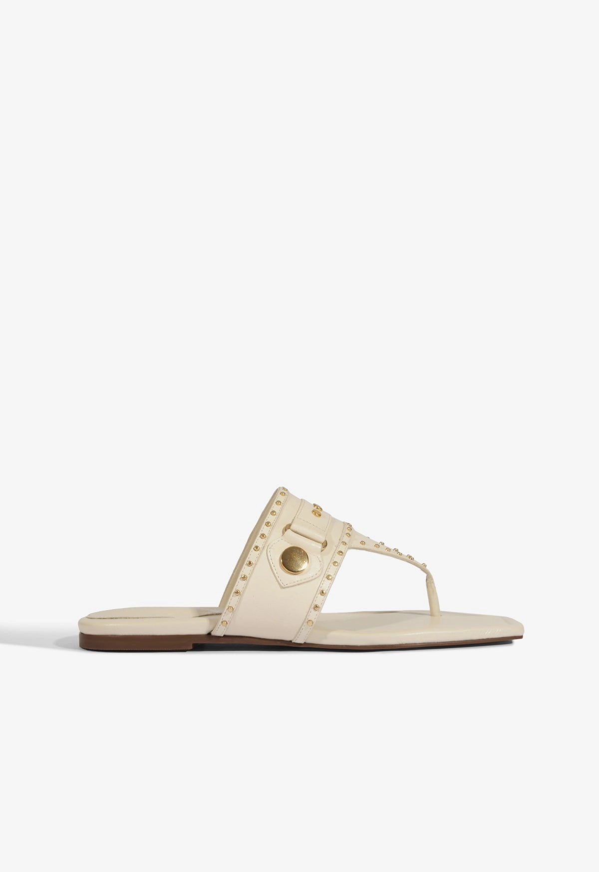 Aria White Leather Sandal Stylish Footwear