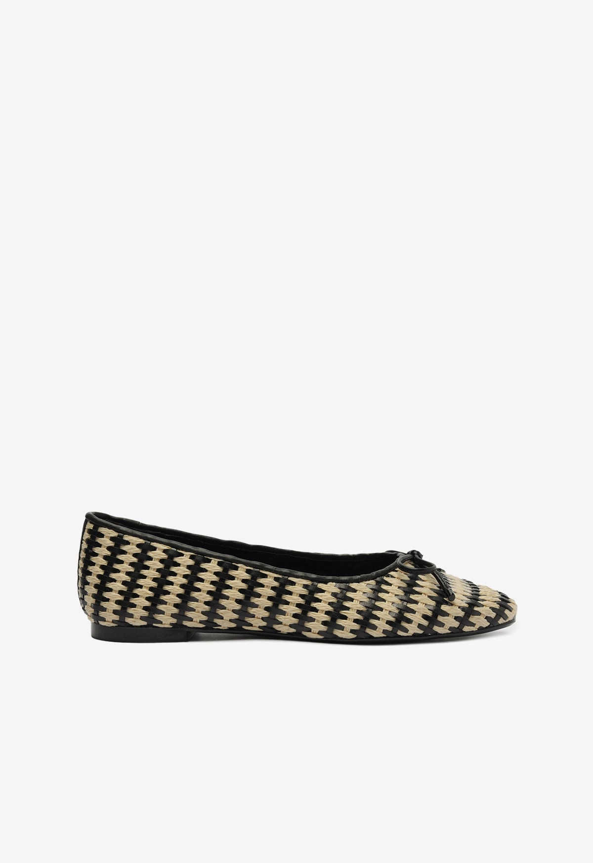 Abrasion resistant Harbor Dock Arissa Straw Ballet Flat