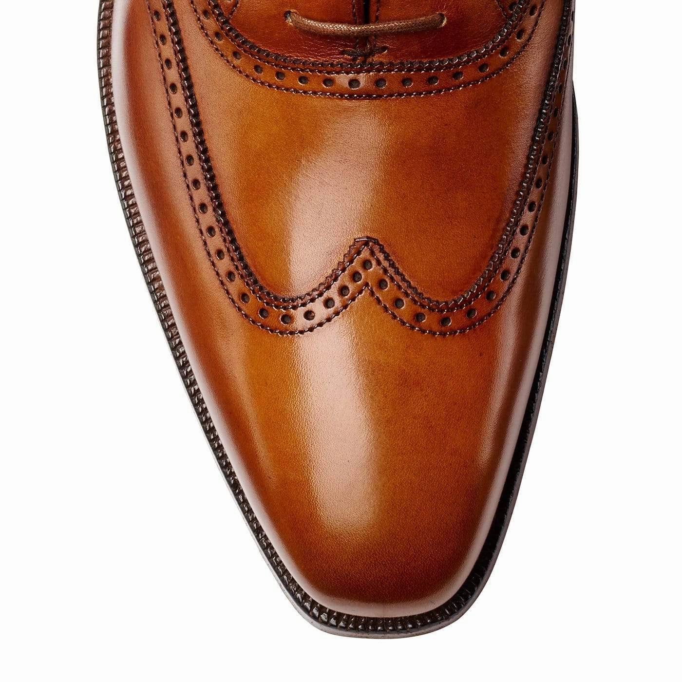 Drummond Tan Burnished Calf Premium Oxfords