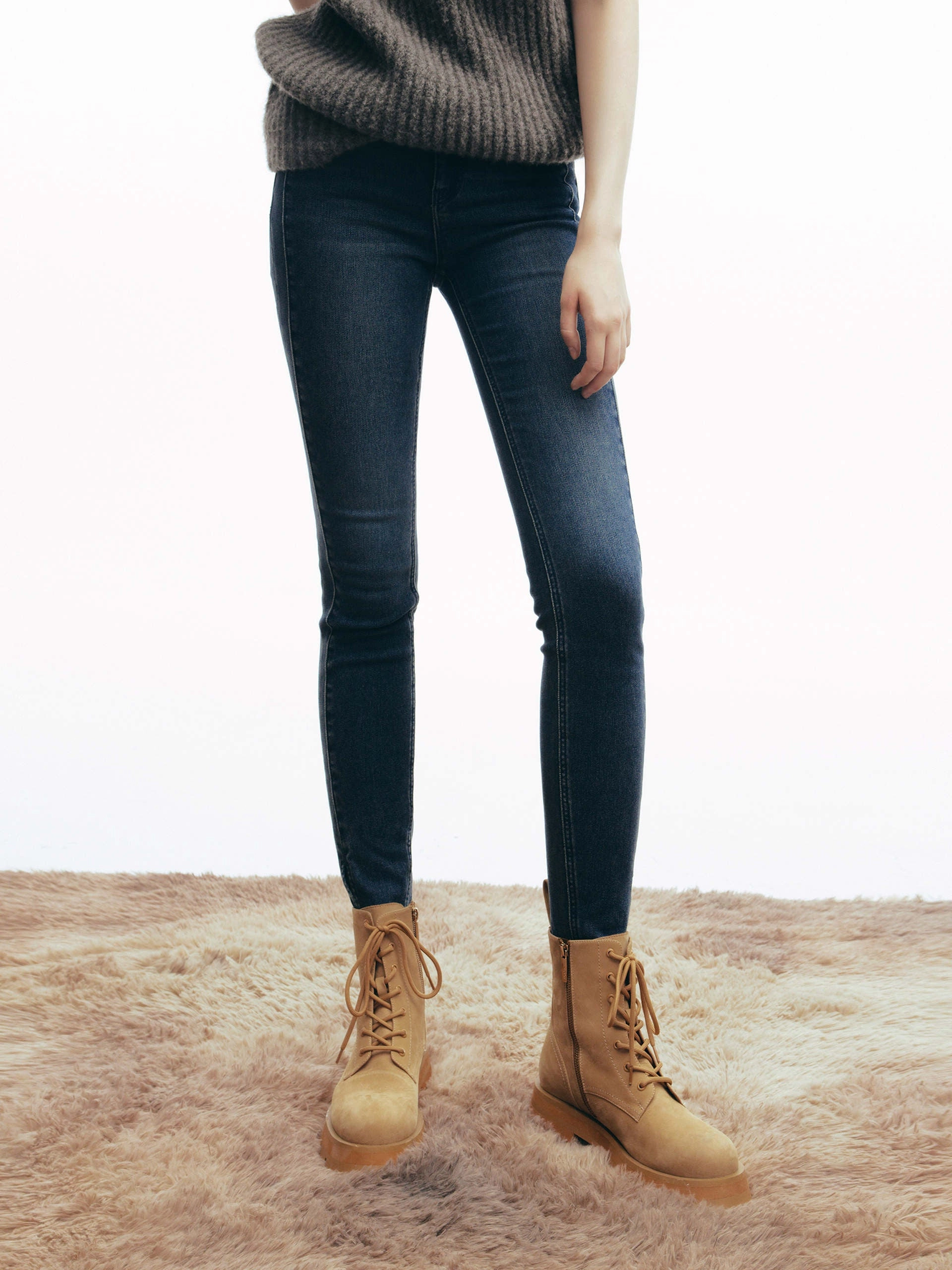 High Rise Skinny Jeans Fresh casual Universal Fit Design