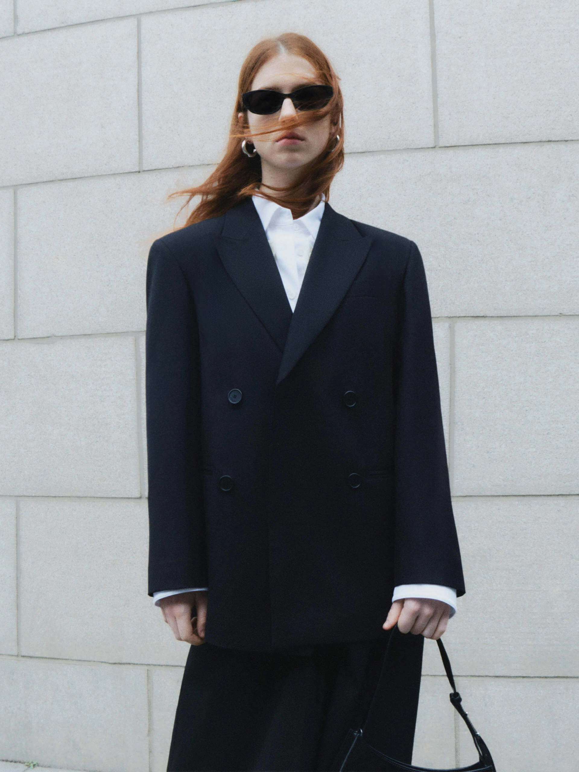 Urban Explorer Look Back Cutout Tie Blazer