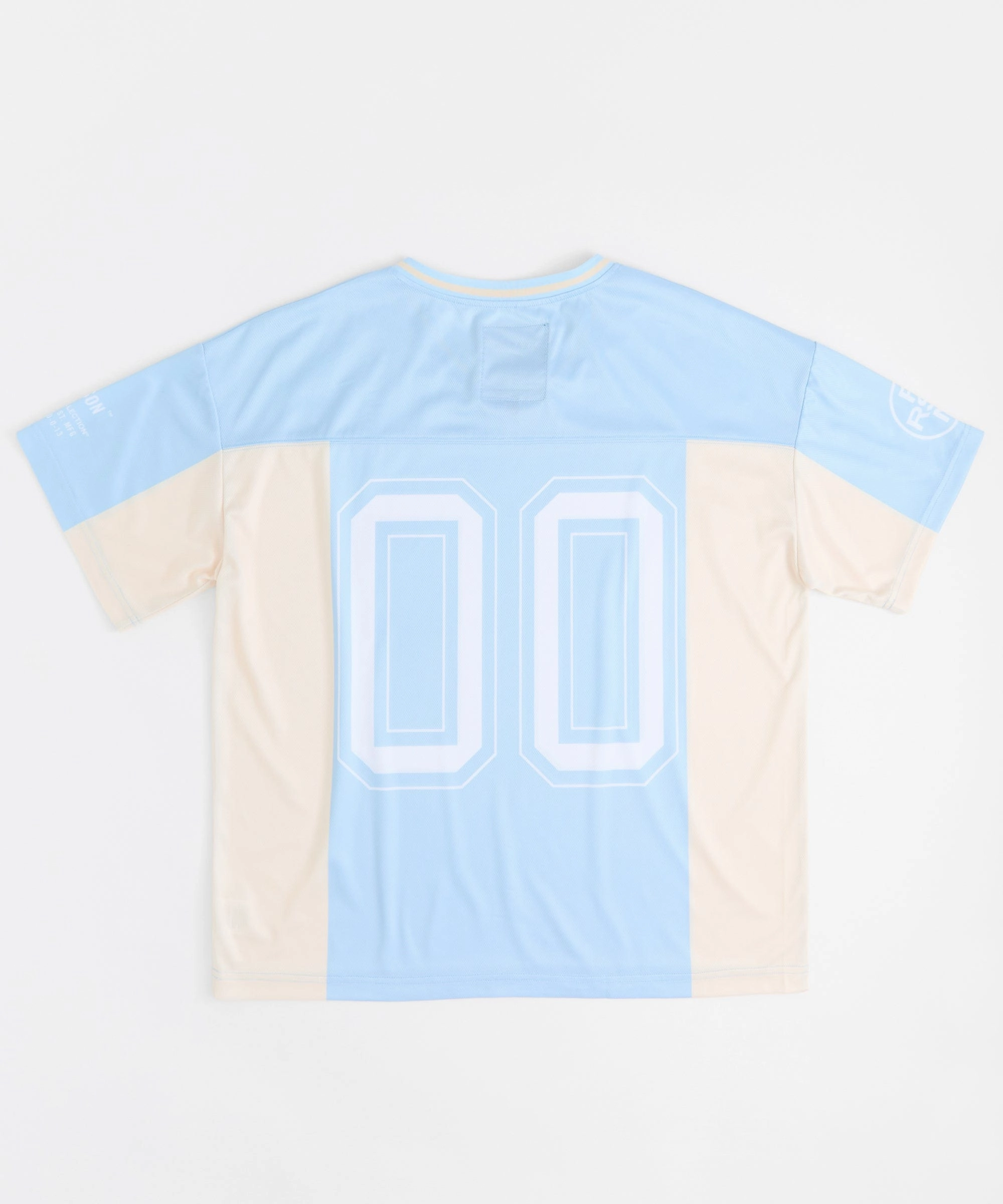 Baller Football Jersey - Light Blue Reflective Trims ZonalVentilation