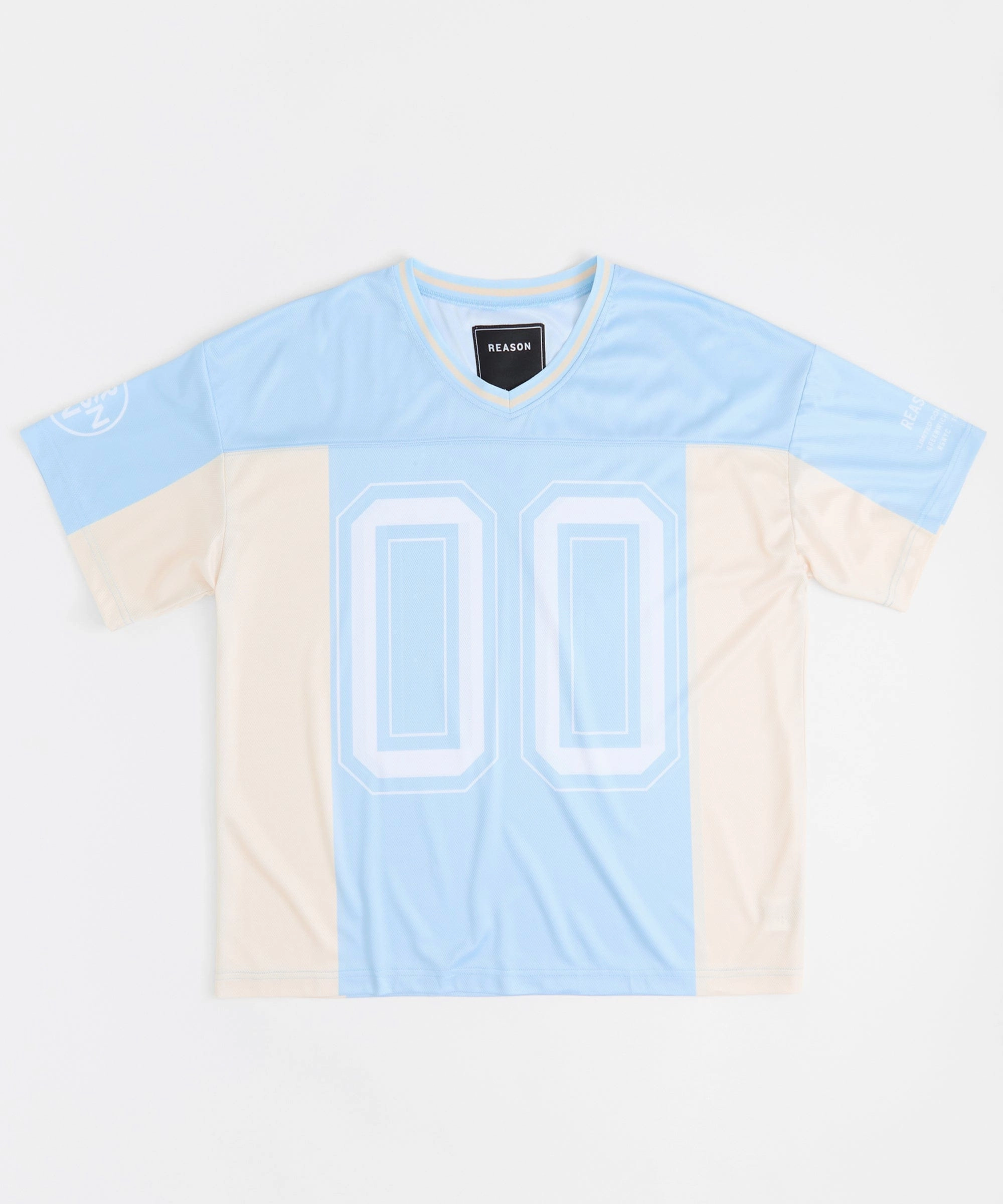 Baller Football Jersey - Light Blue Mesh Lining