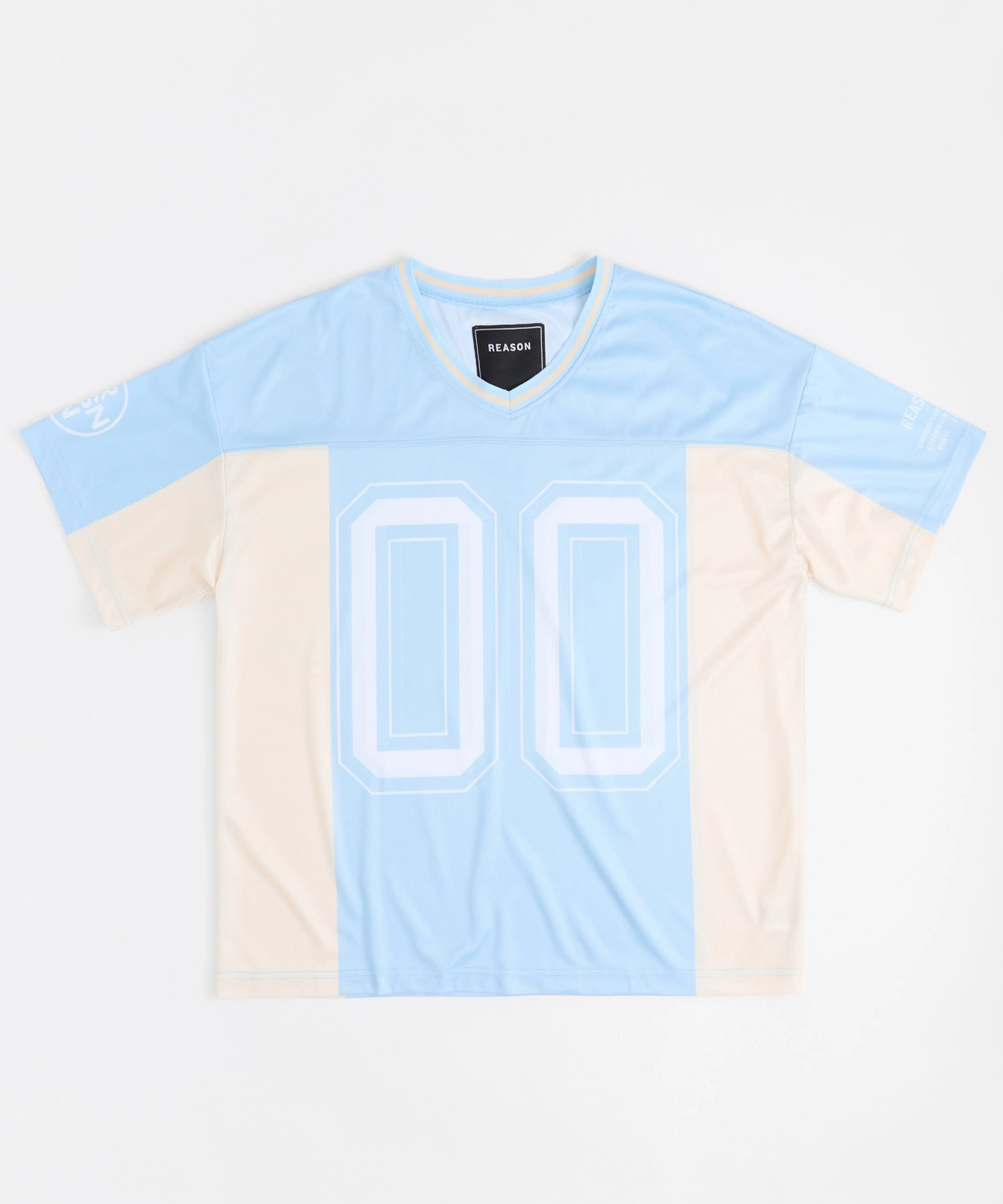 Baller Football Jersey - Light Blue FoamReinforcedCollar Stylish Dress