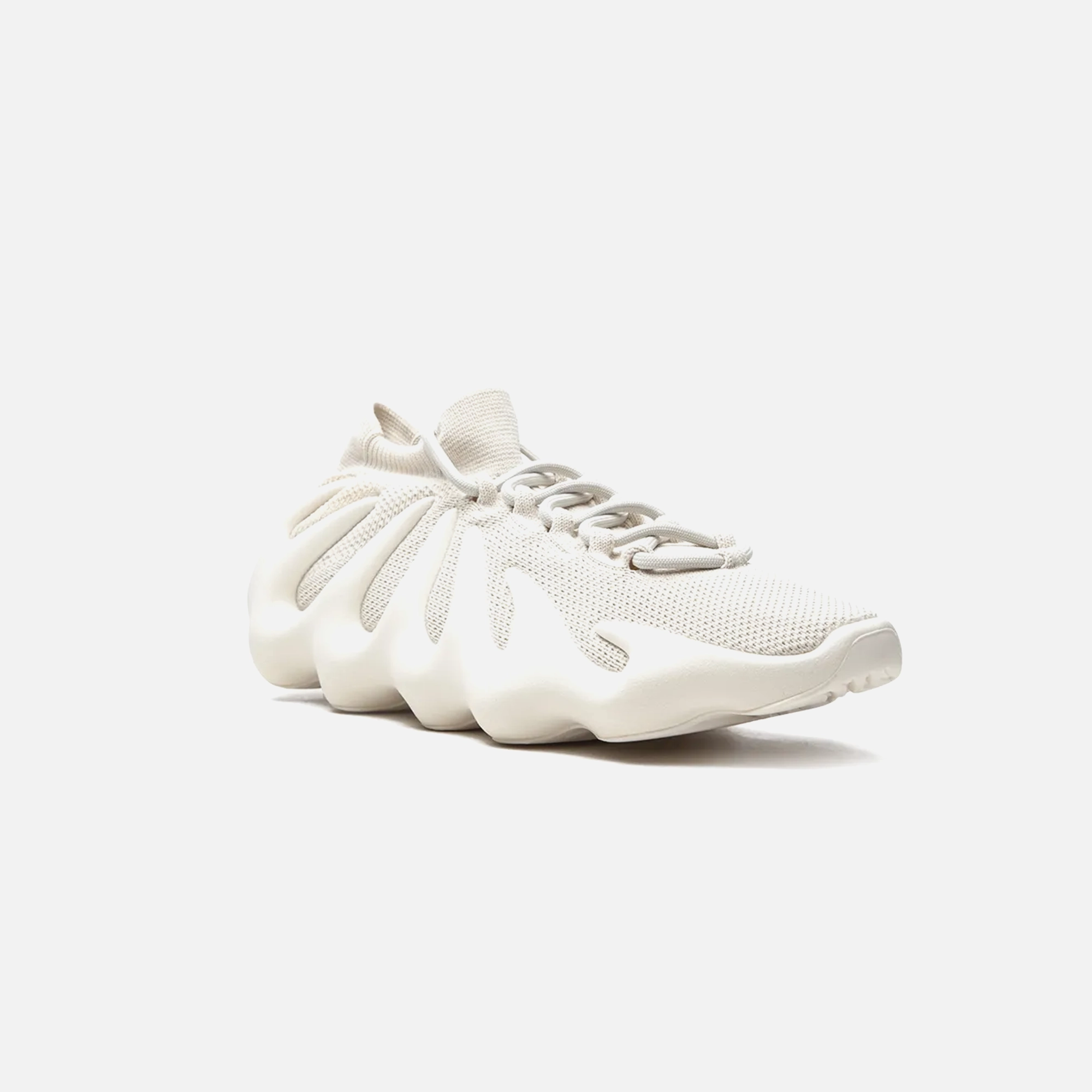 Aero Dynamic Silhouette Adidas Yeezy 450 'Cloud White'