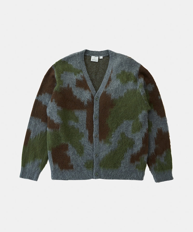 Mohair Cardigan Durable Stitching