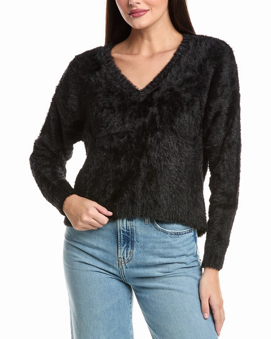 Bella Dahl Slouchy V-Neck Sweater Snuggly Design