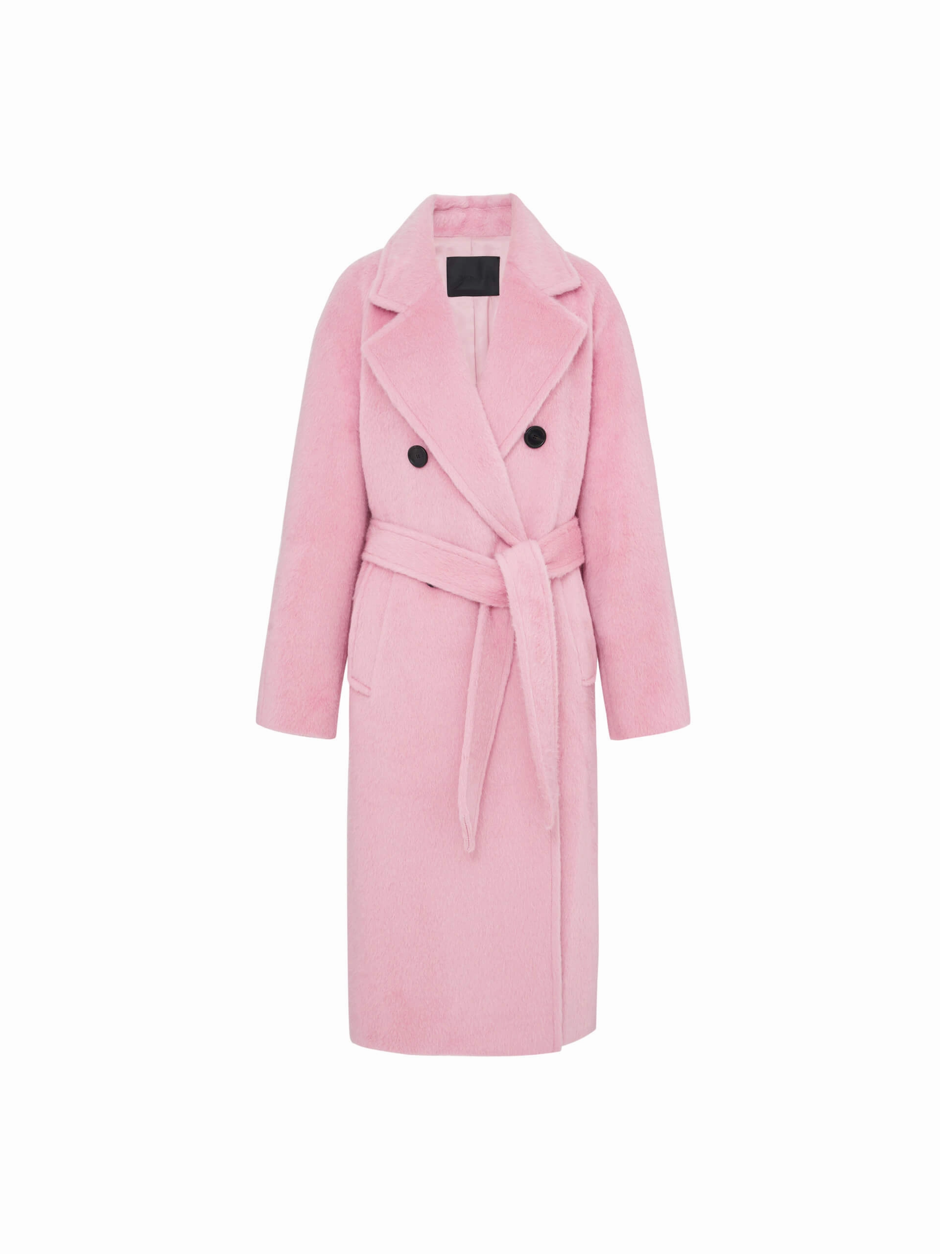 Soft Fleece All Year Belt Long Fuzzy Coat