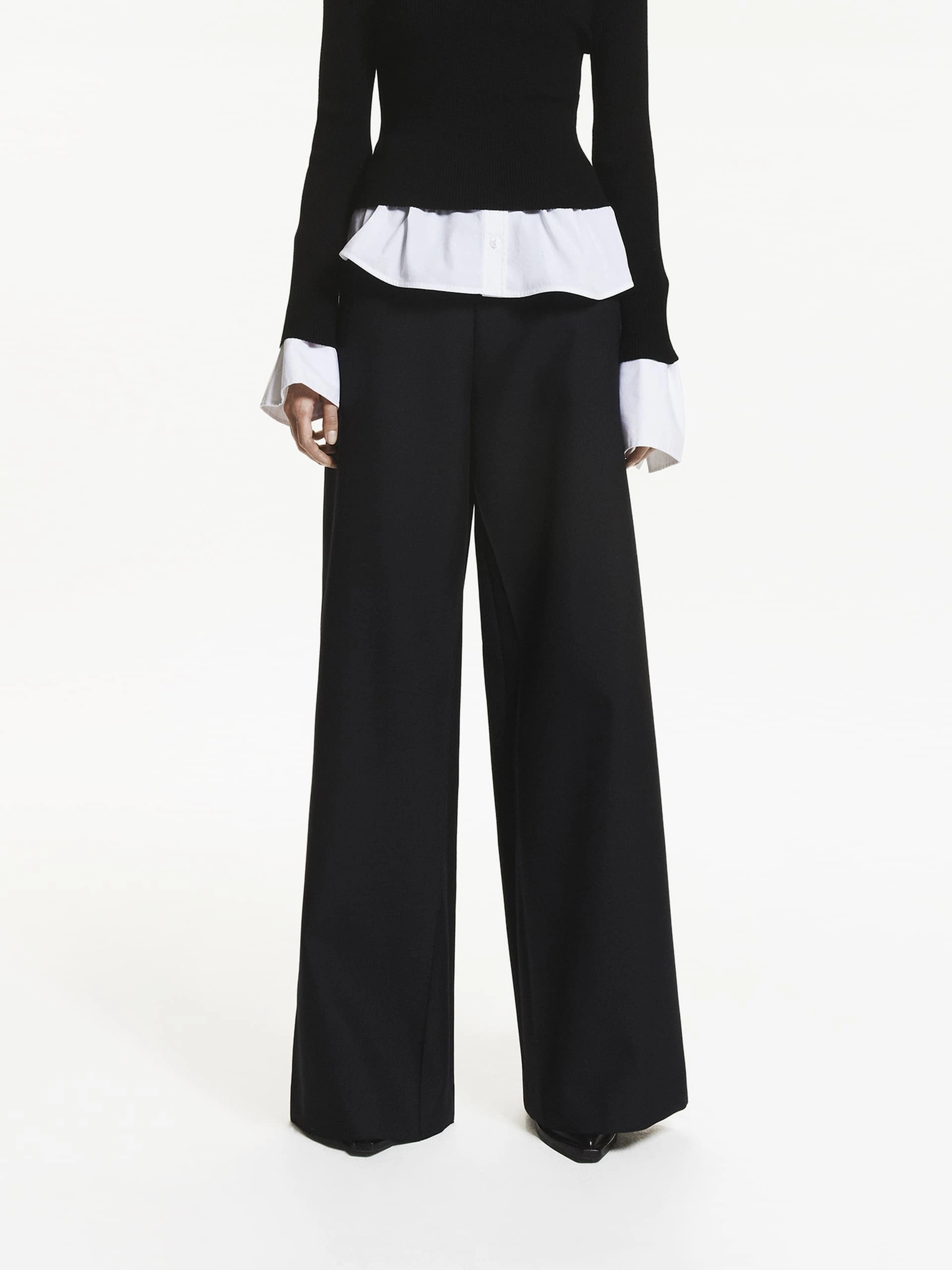 Belted Wide Leg Pants Compact Storage Casual Vibes
